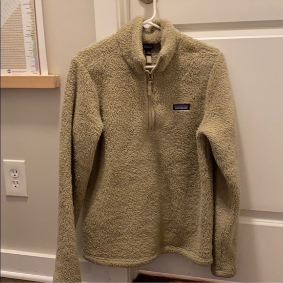 Patagonia Tops - Patagonia Tan Fleece 1/4 Zip Jacket